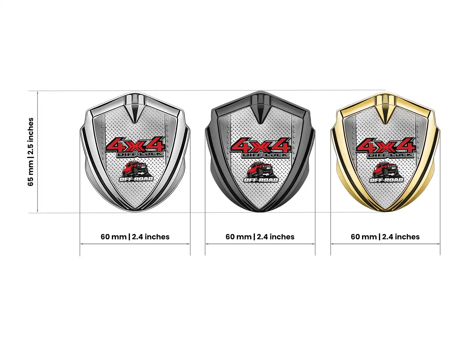 High End Car Logo Badges Max Design Alloy